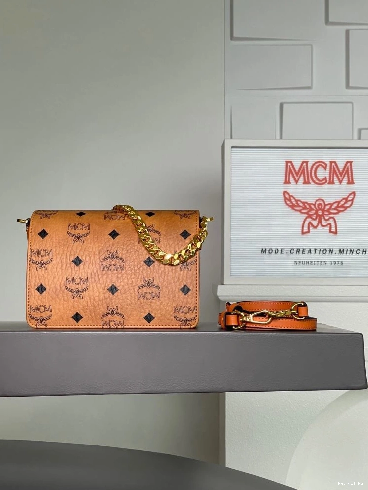 Bags 63749 SmoothTexture MCM Satchel 0705
